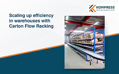 Scaling up Efficiency in Warehouses with Carton Flow Racking - Kompress India