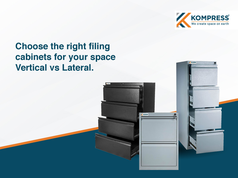 Choose the Right Filing Cabinets for Your Space: Vertical vs Lateral - Kompress India